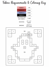 Load image into Gallery viewer, Bitty Boo 18" Individual Block Pattern (PDF)