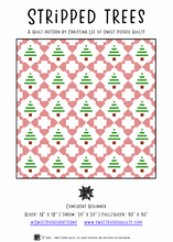 Load image into Gallery viewer, Stripped Trees PDF Quilt Pattern