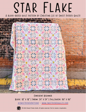 Load image into Gallery viewer, Starflake PDF Quilt Pattern