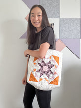 Load image into Gallery viewer, September BOM Block + Tote Bag Pattern (PDF Instructions)