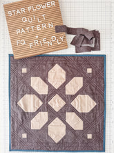 Load image into Gallery viewer, Star Flower PDF Quilt Pattern