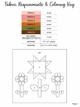 Load image into Gallery viewer, Bloom Parade 18" Individual Block Pattern