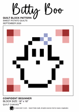 Load image into Gallery viewer, Bitty Boo 18" Individual Block Pattern (PDF)
