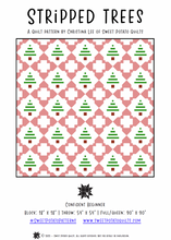 Load image into Gallery viewer, Stripped Trees PDF Quilt Pattern
