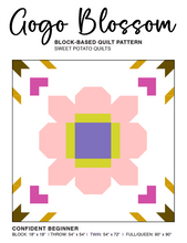 Load image into Gallery viewer, Gogo Blossom PDF Quilt Pattern
