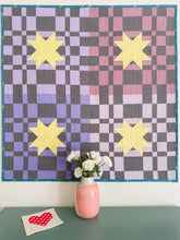 Load image into Gallery viewer, Strippy Stars PDF Quilt Pattern
