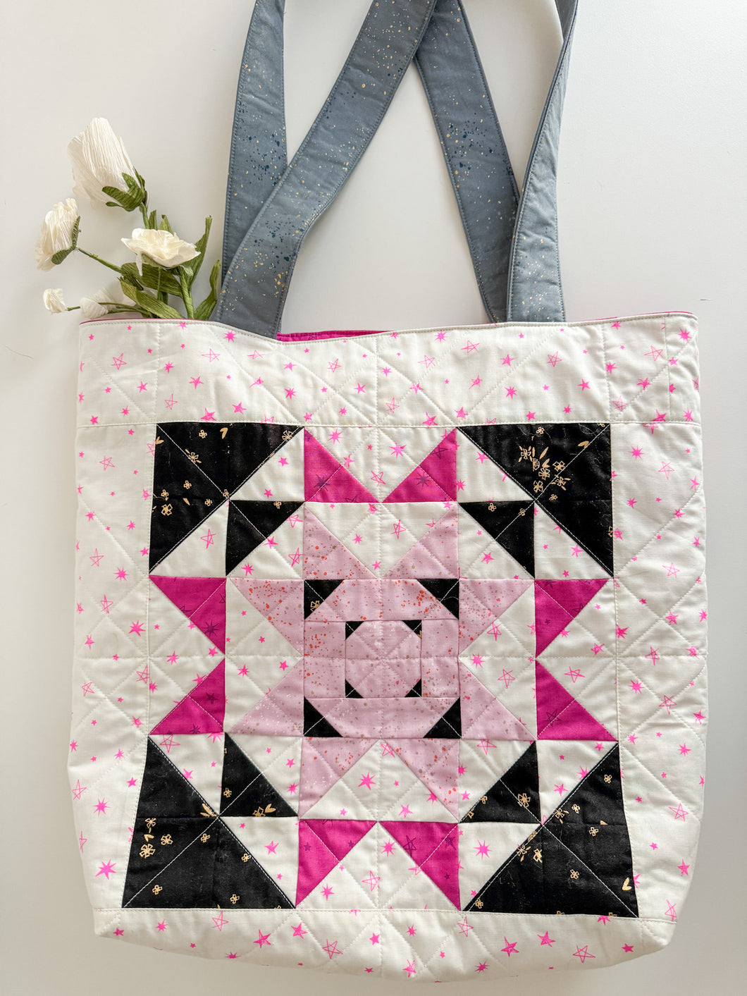 September BOM Block + Tote Bag Pattern (PDF Instructions)