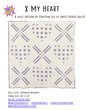 Load image into Gallery viewer, X My Heart Quilt - PDF Pattern
